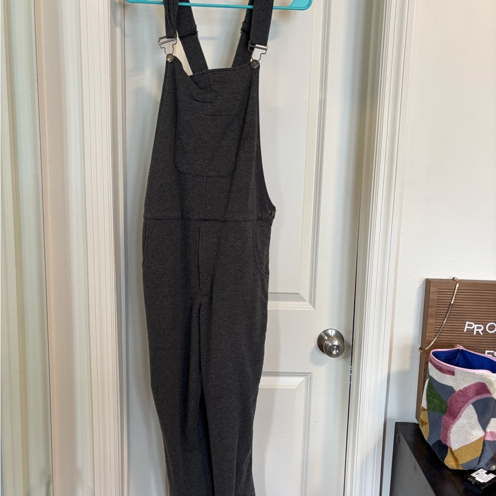 Gray Swoveralls - sweat pants overalls
